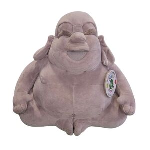 NWT Huggy Buddha Gray Naked Stuffed Toy 11"